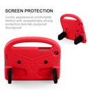 For Galaxy Tab A 8.0 (2019)T290 / T295 Sparrow Style Flat Anti Falling Protective Shell with Bracket(Red)