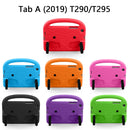 For Galaxy Tab A 8.0 (2019)T290 / T295 Sparrow Style Flat Anti Falling Protective Shell with Bracket(Red)