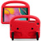 For Galaxy Tab A 8.0 (2019)T290 / T295 Sparrow Style Flat Anti Falling Protective Shell with Bracket(Red)