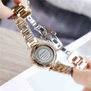 SANDA 1017 Lady Watch All Over The Sky Star 360 Degree Rotating Watch Diamond Steel Band Women Watch(Blue)
