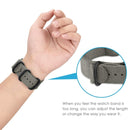 For Samsung Galaxy Watch Active 2 20mm / Gear S3 Nylon Three-ring Watch Band(Gray)