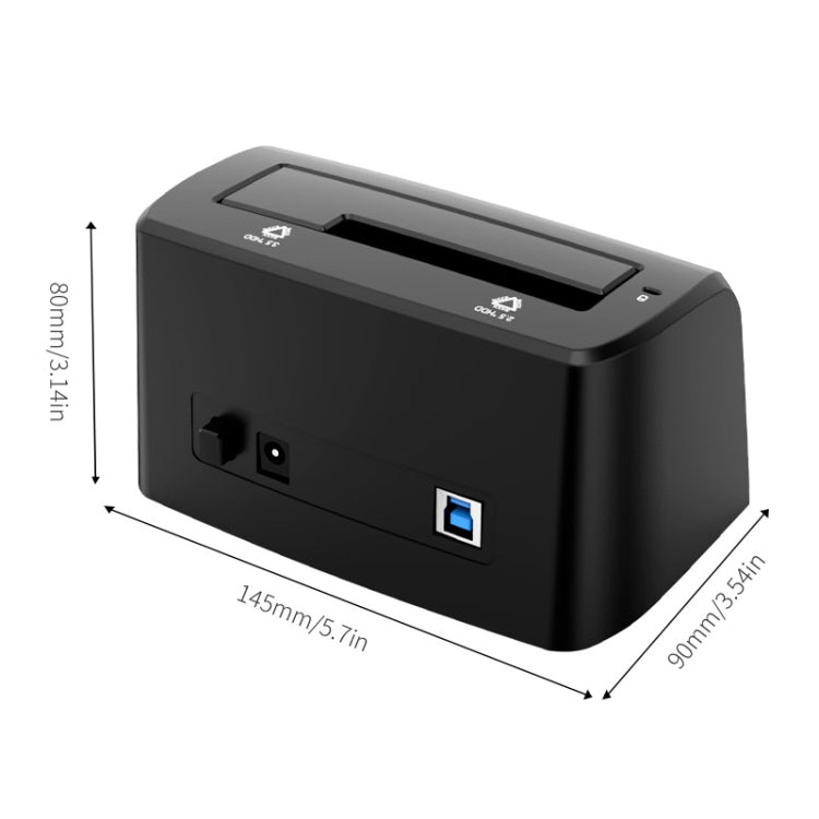ORICO 6519US3 2.5 / 3.5 inch USB3.0 Hard Drive Dock, Power supply specification:US
