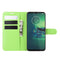 For Motorola Moto G8 Plus Litchi Texture Horizontal Flip Protective Case with Holder & Card Slots & Wallet(Green)