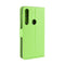 For Motorola Moto G8 Plus Litchi Texture Horizontal Flip Protective Case with Holder & Card Slots & Wallet(Green)