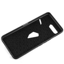 For Asus ROG Phone II ZS660KL Shockproof Sewing Cow Pattern Skin PC + PU + TPU Case(Black)