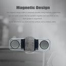 BT628 10W Portable TWS Transparent Bluetooth Speakers With Magnetic Connectable Base Outdoor Stereo Bass Subwoofer(Black)
