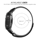 For Garmin Fenix 5X Milan Metal Stainless Steel Metal Watch Band, Size:26MM(Black)