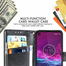 For Motorola One Action Butterfly Love Flower Embossed Horizontal Flip Leather Case with Bracket Lanyard Card Slot Wallet(Blue)