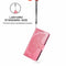 For LG K50S Butterfly Love Flower Embossed Horizontal Flip Leather Case with Bracket / Card Slot / Wallet / Lanyard(Pink)