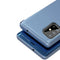 For Galaxy A51 Plated Mirror Horizontal Flip Leather Cover with Stand Mobile Phone Holster(Purple)