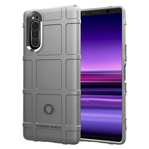 For Sony Xperia 5 Full Coverage Shockproof TPU Case(Grey)