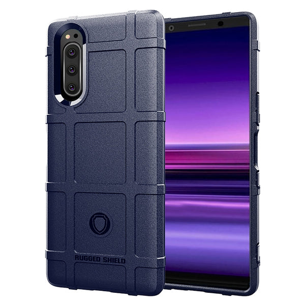 For Sony Xperia 5 Full Coverage Shockproof TPU Case(Blue)