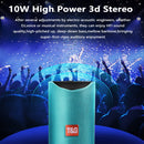 T&G TG113 Portable Bluetooth Speakers Waterproof Stereo Outdoor Loudspeaker MP3 Bass Sound Box with FM Radio(Black)