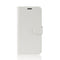 For Galaxy A71 Litchi Texture Horizontal Flip Protective Case with Holder & Card Slots & Wallet(White)