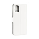 For Galaxy A71 Litchi Texture Horizontal Flip Protective Case with Holder & Card Slots & Wallet(White)