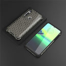 For Motorola Moto G8 Plus Shockproof Honeycomb PC + TPU Case(Green)