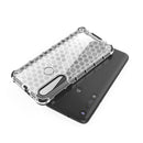 For Motorola Moto G8 Plus Shockproof Honeycomb PC + TPU Case(Grey)