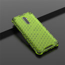 For OPPO Realme X2 Pro Shockproof Honeycomb PC + TPU Case(Blue)