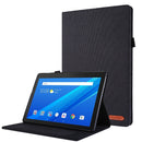 For Lenovo Tab M10 10.1 Cloth Style TPU Flat Protective Shell(Black)