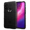 For Motorola One Hyper Full Coverage Shockproof TPU Case(Black)
