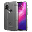 For Motorola One Hyper Full Coverage Shockproof TPU Case(Grey)