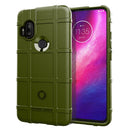For Motorola One Hyper Full Coverage Shockproof TPU Case(Army Green)