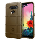 For LG K50S Full Coverage Shockproof TPU Case(Brown)