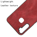For Infinix S5 / S5 Lite/ X652 Shockproof Sewing Cow Pattern Skin PC + PU + TPU Case(Red)