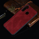 For Infinix S5 / S5 Lite/ X652 Shockproof Sewing Cow Pattern Skin PC + PU + TPU Case(Red)