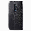 For OPPO Reno2 Z Halfway Mandala Embossing Pattern Horizontal Flip Leather Case , with Holder & Card Slots & Wallet & Photo Frame & Lanyard(Black)
