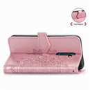 For OPPO Reno2 Z Halfway Mandala Embossing Pattern Horizontal Flip Leather Case , with Holder & Card Slots & Wallet & Photo Frame & Lanyard(Rose Gold)
