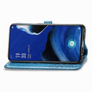For OPPO Reno2 Z Halfway Mandala Embossing Pattern Horizontal Flip Leather Case , with Holder & Card Slots & Wallet & Photo Frame & Lanyard(Blue)