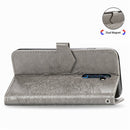 For OPPO Reno2 Z Halfway Mandala Embossing Pattern Horizontal Flip Leather Case , with Holder & Card Slots & Wallet & Photo Frame & Lanyard(Gray)