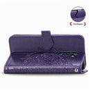For OPPO Reno2 Z Halfway Mandala Embossing Pattern Horizontal Flip Leather Case , with Holder & Card Slots & Wallet & Photo Frame & Lanyard(Purple)