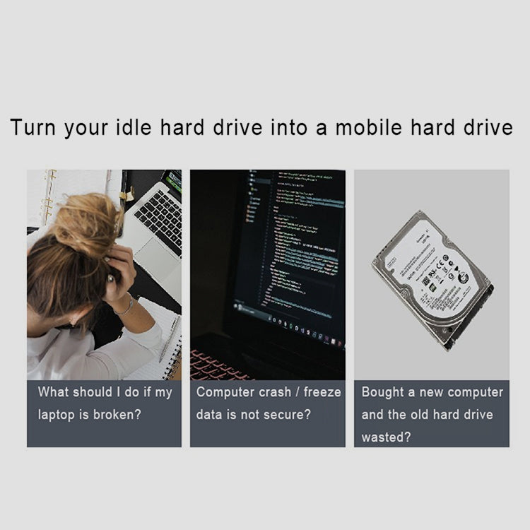 Lenovo S-02 2.5 inch USB3.0 Hard Drive Enclosure