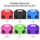 For Huawei MediaPad M3 8.4 EVA Material Tablet Computer Falling Proof Cover With Thumb Bracket(Green)