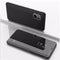For Galaxy M60S / A81 / Note 10 Lite Plated Mirror Horizontal Flip Leather Case with Holder(Black)