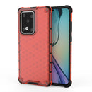 For Huawei P40 Shockproof Honeycomb PC + TPU Case(Red)