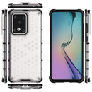 For Huawei P40 Shockproof Honeycomb PC + TPU Case(Blue)