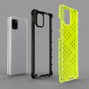 For Galaxy Note10 Lite Shockproof Honeycomb PC + TPU Case(Blue)