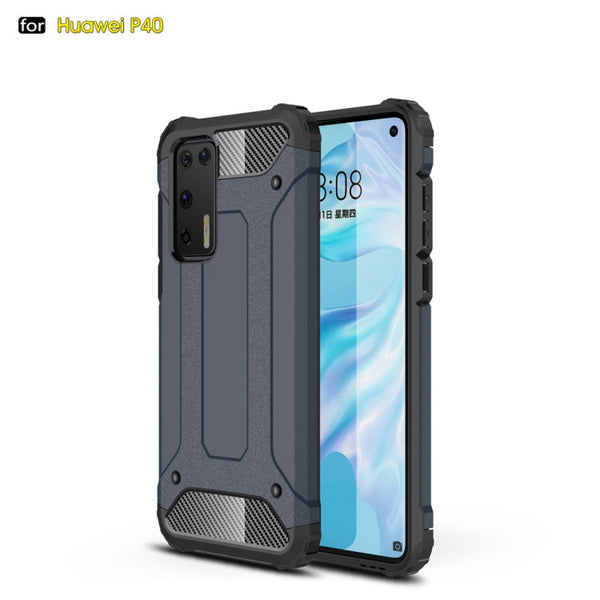 For Huawei P40 Magic Armor TPU + PC Combination Case(Navy Blue)