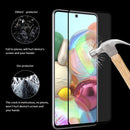 For Galaxy A71 ENKAY Hat-Prince 2 PCS Full Glue 0.26mm 9H 2.5D Tempered Glass Full Coverage Film