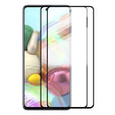 For Galaxy A71 ENKAY Hat-Prince 2 PCS Full Glue 0.26mm 9H 2.5D Tempered Glass Full Coverage Film