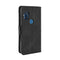 For Motorola One Hyper Wallet Style Skin Feel Calf Pattern Leather Case with Separate Card Slots & Holder & Wallet & Photo Frame(Black)