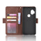 For Motorola One Hyper Wallet Style Skin Feel Calf Pattern Leather Case with Separate Card Slots & Holder & Wallet & Photo Frame(Brown)