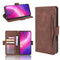 For Motorola One Hyper Wallet Style Skin Feel Calf Pattern Leather Case with Separate Card Slots & Holder & Wallet & Photo Frame(Brown)
