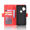 For Motorola One Hyper Wallet Style Skin Feel Calf Pattern Leather Case with Separate Card Slots & Holder & Wallet & Photo Frame(Red)