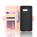 For LG G8X ThinQ / V50S ThinQ Wallet Style Skin Feel Calf Pattern Leather Case with Separate Card Slots & Holder & Wallet & Photo Frame(Pink)