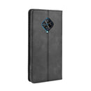 For vivo V17 / Y9s / S1 Pro Magnetic Buckle Retro Crazy Horse Texture Horizontal Flip Leather Case with Holder & Card Slots & Photo Frame(Black)