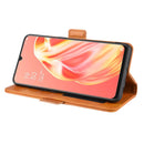 For OPPO A91 Dual-side Magnetic Buckle Horizontal Flip PU Leather Case with Holder & Card Slots & Wallet(Yellow)
